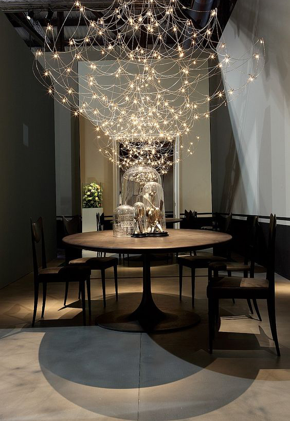 Design d'intérieur : lustres, du baroque au contemporain, ils ... Créatif Lustres Contemporain