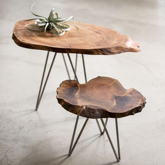 Design interieur : Le Live Edge, une tendance qui donne du caractère à votre décoration