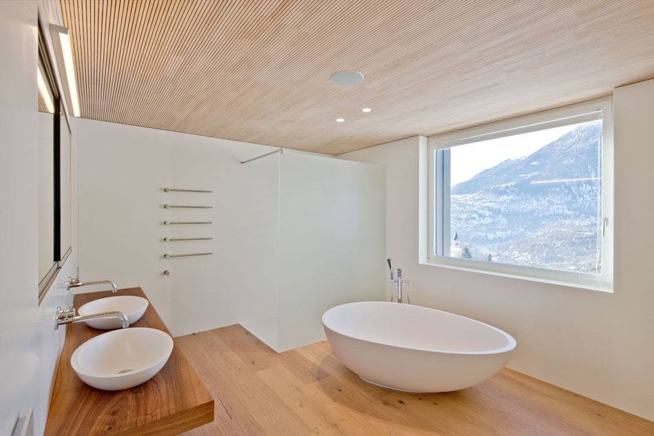 Bien immobilier : Un chalet Minergie contemporain et ouvert sur la nature