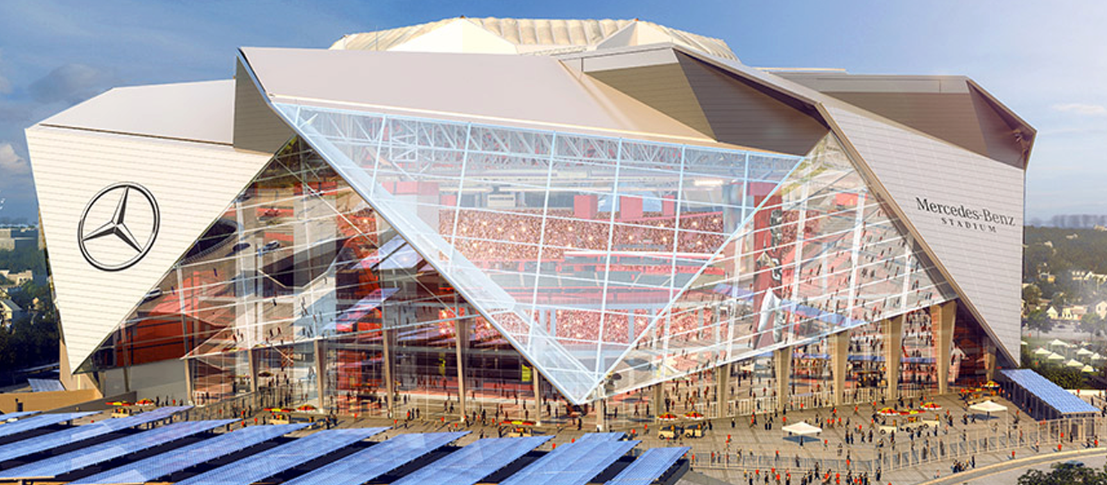 Le Mercedes Benz Stadium grandiose et innovant